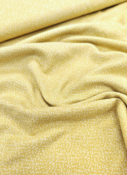 Bio Jacquard Jersey - Lillestoff - Dots - gelb