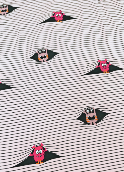 Lillestoff -  Bio Jersey - Monstersurprise