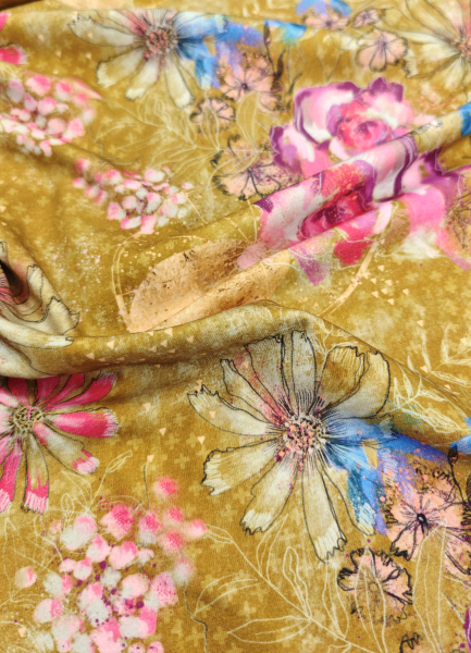 Lillestoff Bio Jersey - Garden Flowers