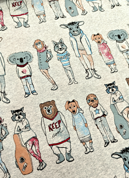 Lillestoff Bio Jersey - bunte Typen