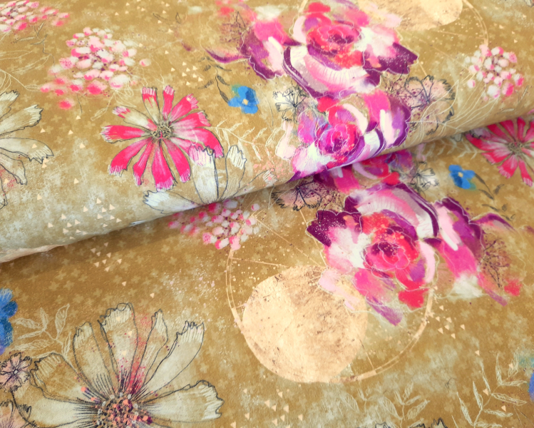 Preview: Lillestoff Bio Jersey - Blumenmagie