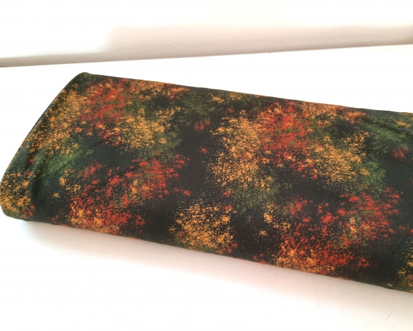 Jersey - Gesprenkel - grün - terra - senf