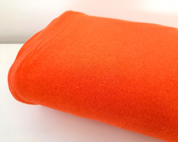 Strickstoff - Bene - orange - angerauht