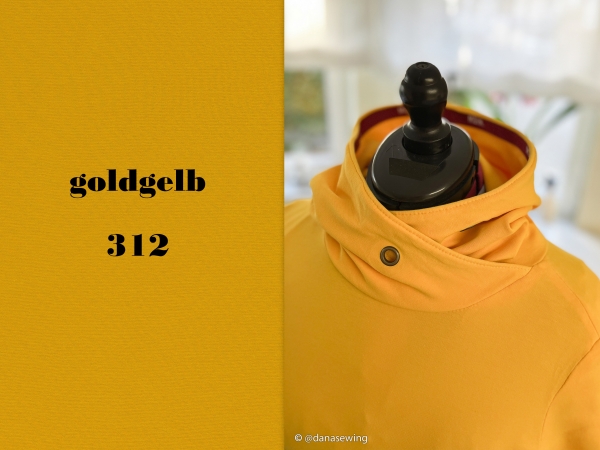 Sweat - Uni - Eike - goldgelb - 314