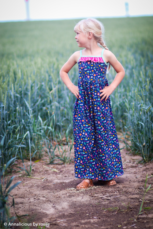 Preview: Jersey - little things - by Käselotti - dunkelblau
