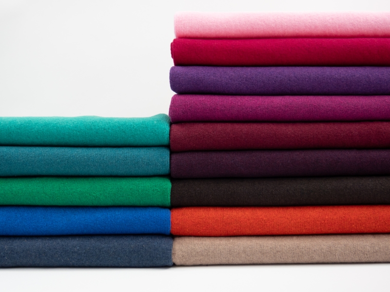 Strickstoff - Bono - angerauht - Made in Italy - petrol