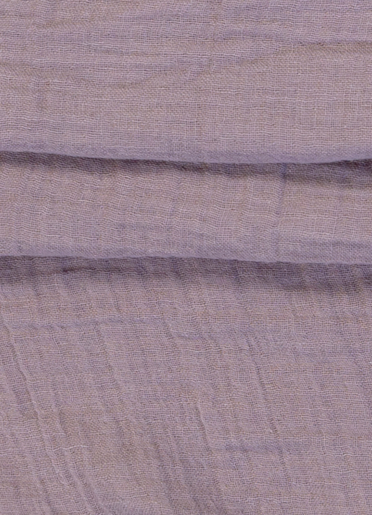 Musselin - Double Gauze - Uni  - altflieder