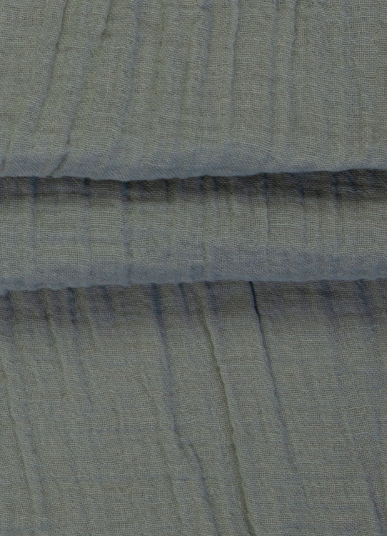 Musselin - Double Gauze - Uni  - grau