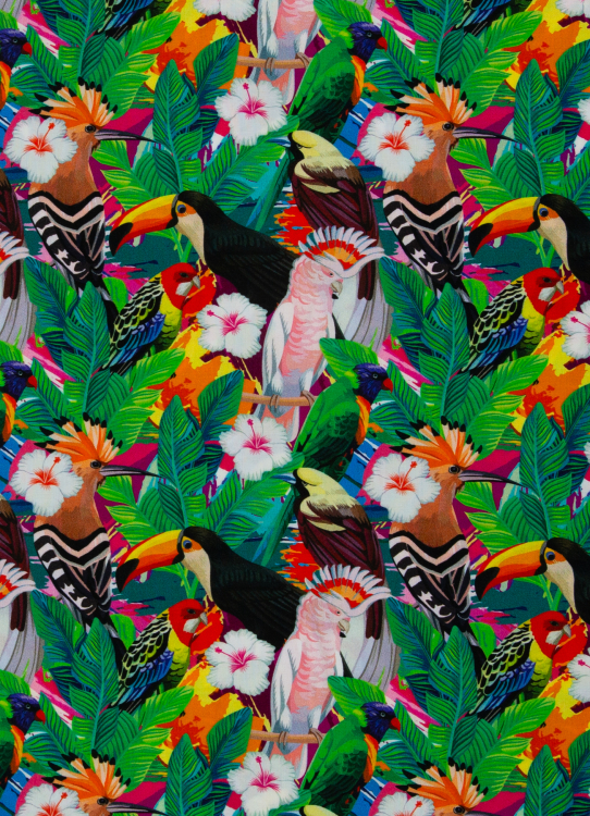 Preview: Viskose - Webware - Flowers - Anta - bunte Blumen