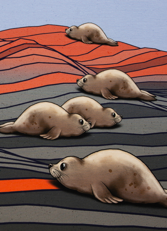Panel - Jersey -  in the dunes - by Torsten Berger