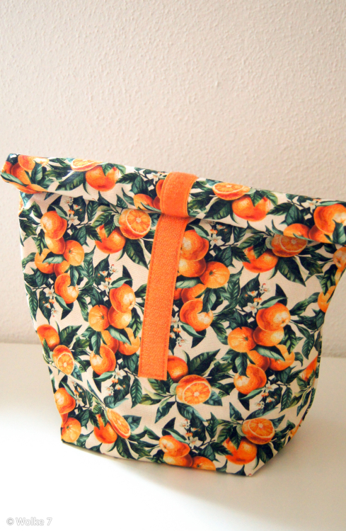 Preview: Canvas - Matteo - Orangen - Leinenoptik - Taschen - Kissen - Baumwolle