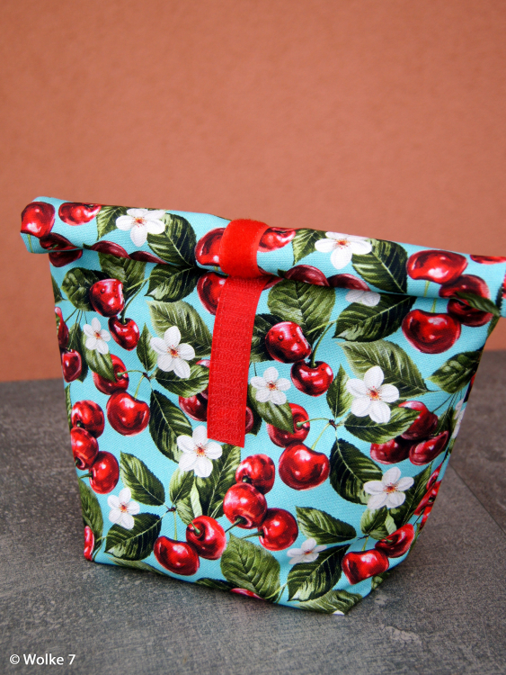 Preview: Canvas - Matteo - Kirschen - Leinenoptik - Taschen - Kissen - Baumwolle