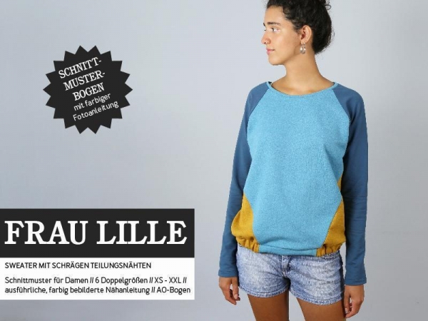 Studio Schnittreif - Frau Lille - Raglansweater - Schnittmuster - Papierschnitt