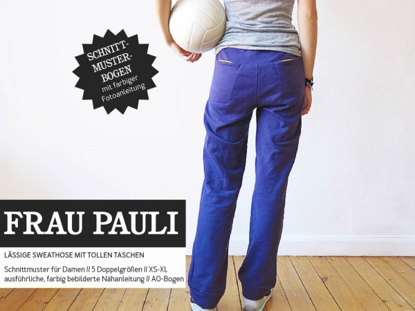 Studio Schnittreif - Frau Pauli - Sweathose - Schnittmuster - Papierschnitt