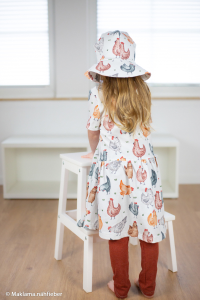 Preview: Jersey - Chickeria  - by Hip Som Hap - weiss