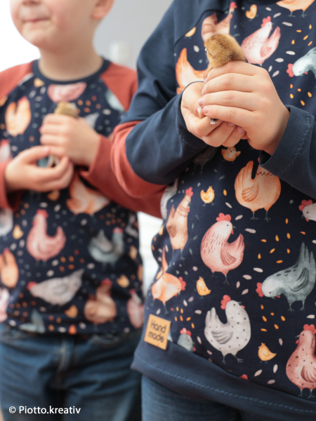 Preview: Jersey - Chickeria  - by Hip Som Hap - schwarz