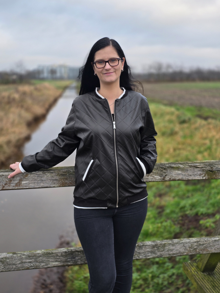 weiches Kunstleder - Debbie - schwarz