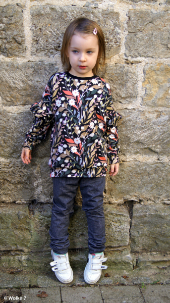 Sommersweat - Blumen - Frida - Modal