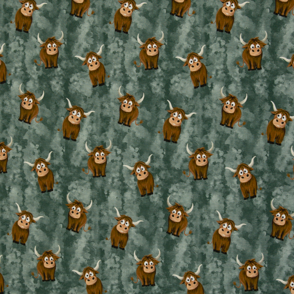 French Terry - Holy Cow -  by Mrs Mint Design - mint