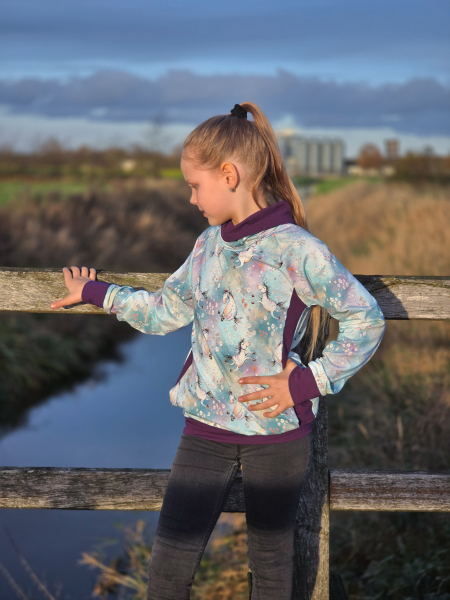 Preview: Jersey - Nils - Blumenwiese - Einhorn