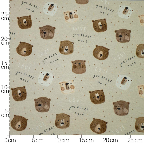 Hilco - Sweatstoff - lovely Bear