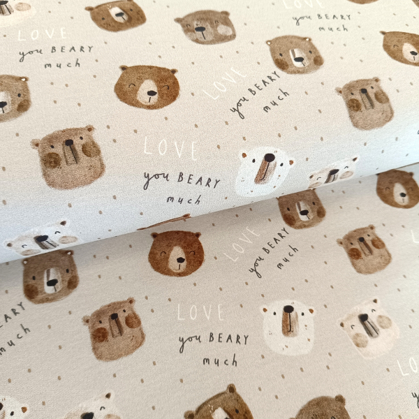 Hilco - Sweatstoff - lovely Bear