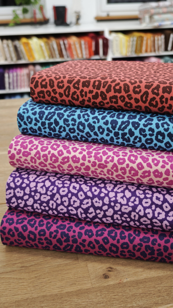 Preview: Baumwollstoff - Leo - lila - flieder - Leonie