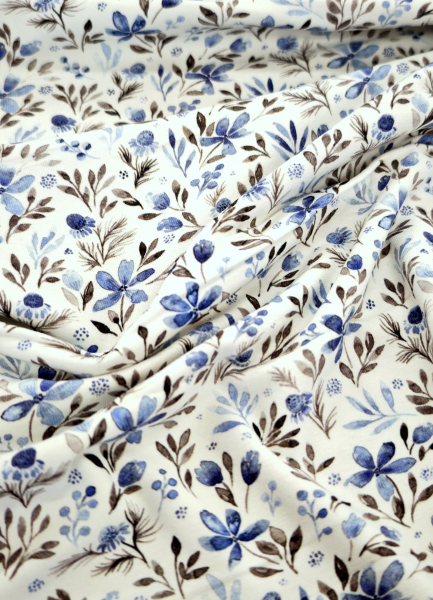 Rest 1,1 Meter - Jersey - Blumen