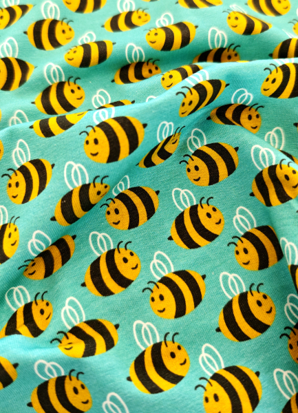 Jersey - kleine Bienchen - mint