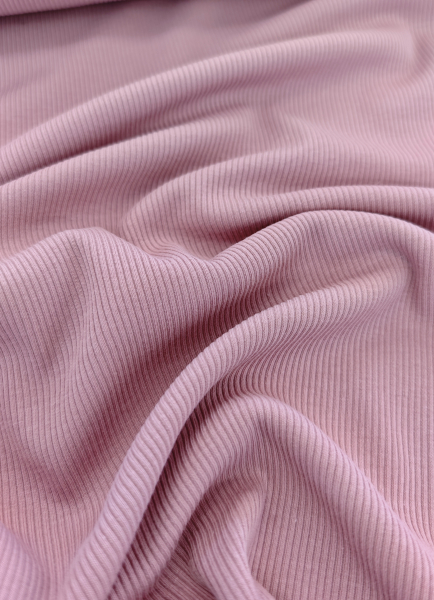 Rippjersey - Marissa - Uni - altrosa