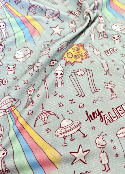 Lillestoff - Bio Jersey - Ufo - Susalabim