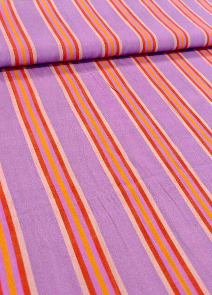 Viskose- Webware - Walking - by Cherry Picking  - flieder - rot