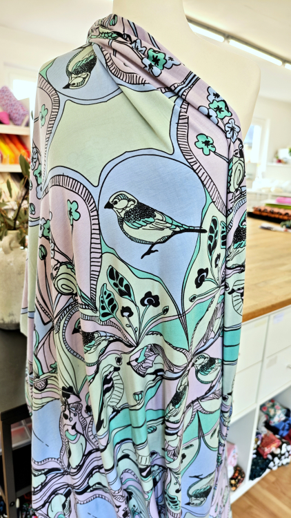 Preview: Lillestoff - Modal Jersey - weich & fluffig - Grafik