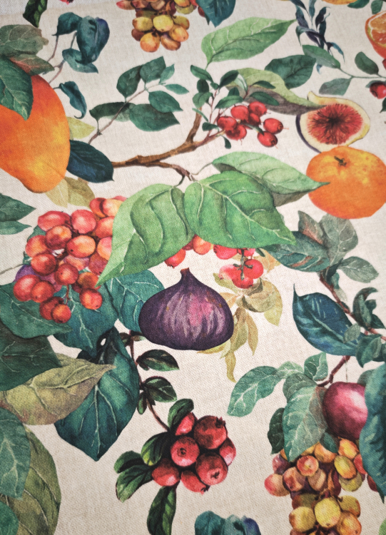 Canvas - Obst - Früchte - Sommerstoff - Tischdecke - Dekostoff