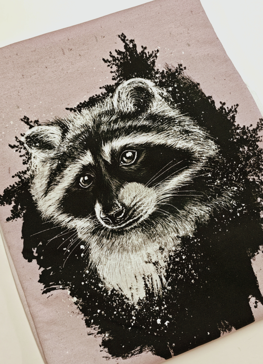 Panel Sommersweat - Waschbär - Thorsten Berger