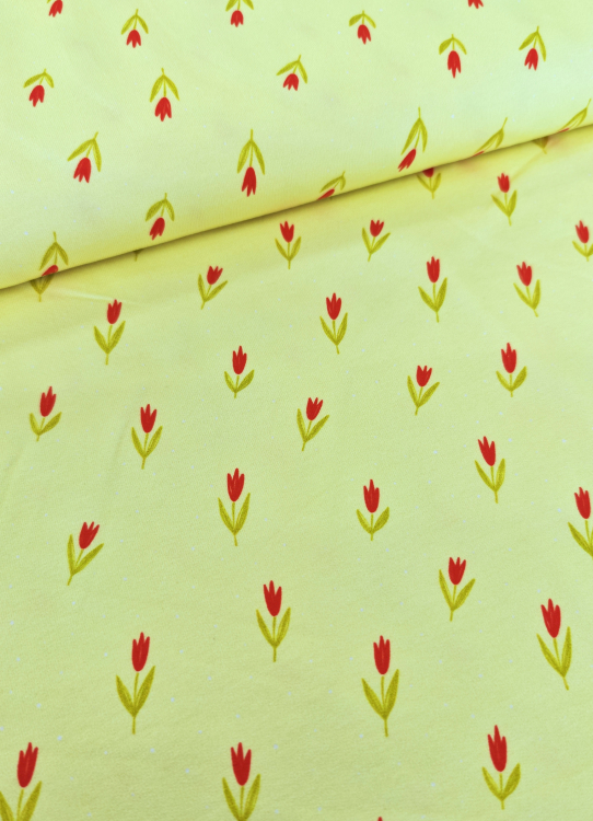 Sommersweat - Femke - Tulpen - gelb