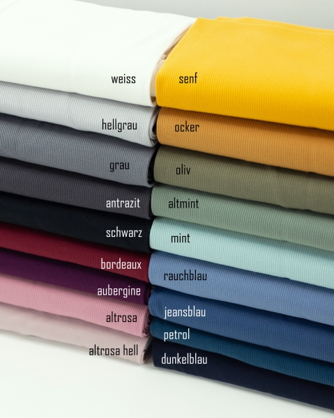 Preview: Rippjersey - Marissa - Uni - altrosa hell