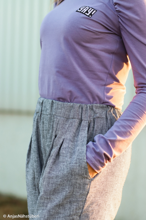 Preview: Baumwoll Leinen Stoff - Paul - leicht und luftig - Fischgrät - altrosa