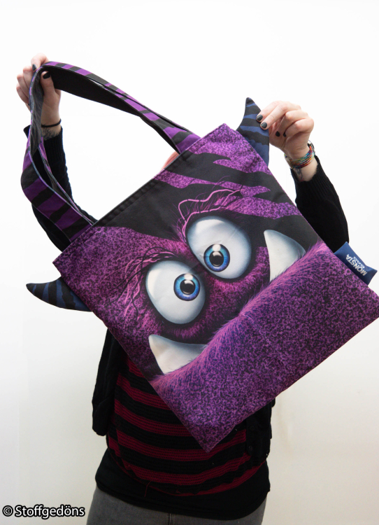 Monsta Bags -  Panel für Tasche - Thorsten Berger - DIY - beere
