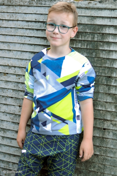 Preview: Sommersweat - Streetstyle - lycklig - Dreiecke - Kombi