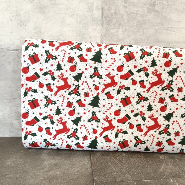 Baumwolle Weihnachtspatchworkstoffe Baumwolle Weihnachts