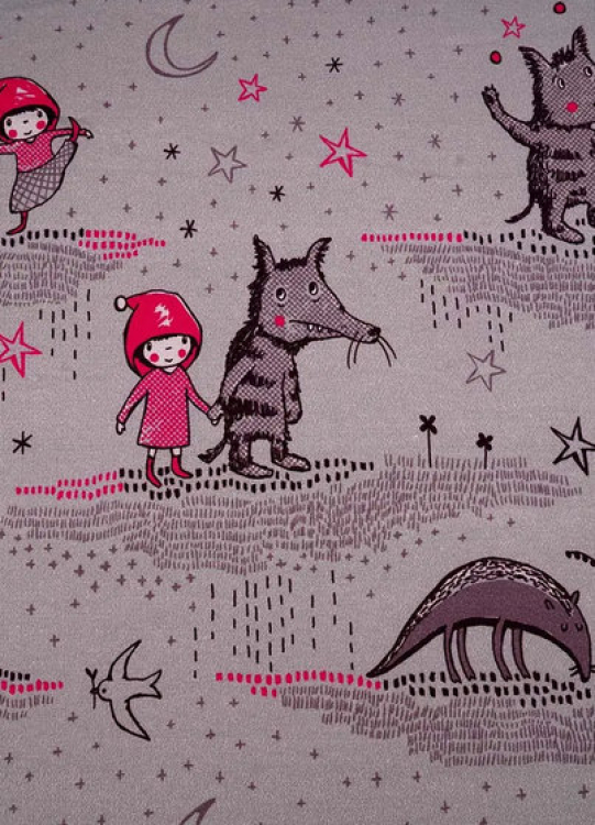 Bio Jersey - der Wolf - Design Susalabim