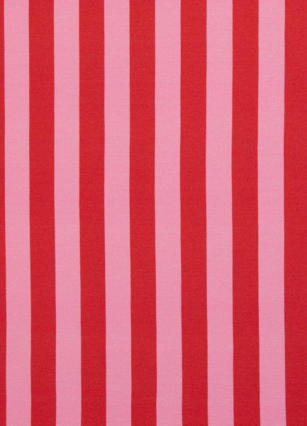 Viskose Jersey - Happy Stripes - by Cherry Picking - rosa - rot