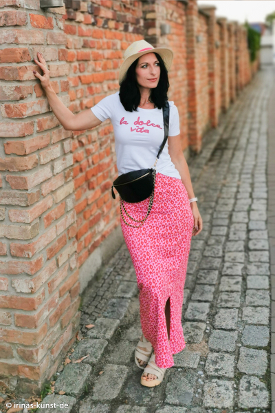 Jersey - Happy Leo - rot - rosa