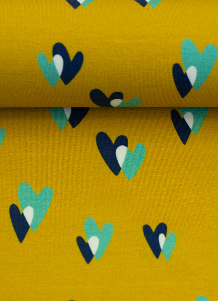 Jersey - two of us - Herzen - gelb - Käselotti