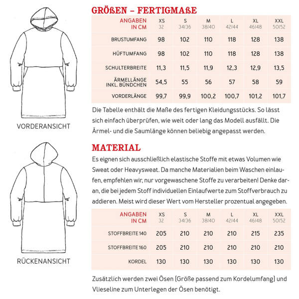 Preview: Studio Schnittreif - Frau Sadie - Sweatkleid -  PAPIERSCHNITT