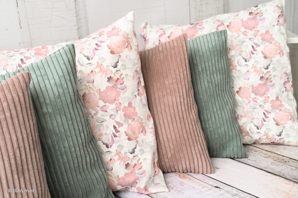 Preview: Cord - Samt - Breitcord - Wanja - petrol