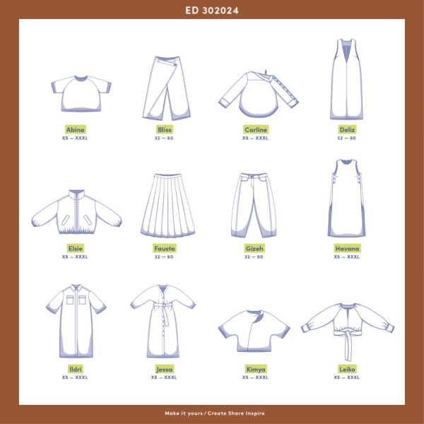 Preview: Fibremood 30 - Schnittmuster Zeitung - deutsch