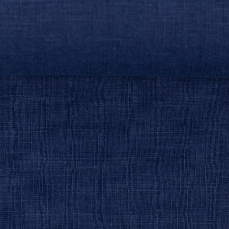 Reines Leinen - vorgewaschen - blau - royal