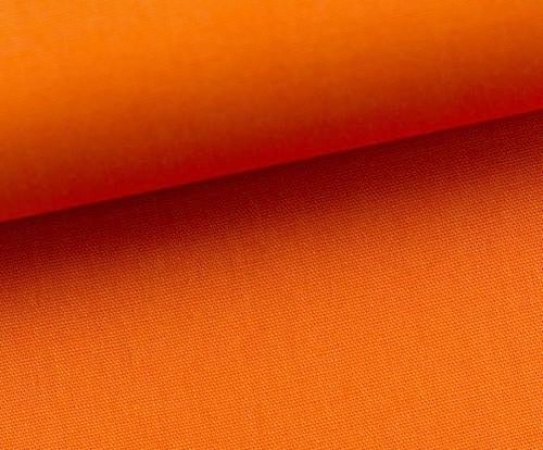 Heide - Baumwollstoff - Uni - orange